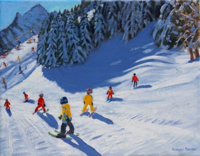 Skischule, Morzine, 2015 von Andrew Macara